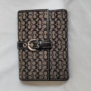 Coach Vintage Bifold Jacquard Signature Wallet